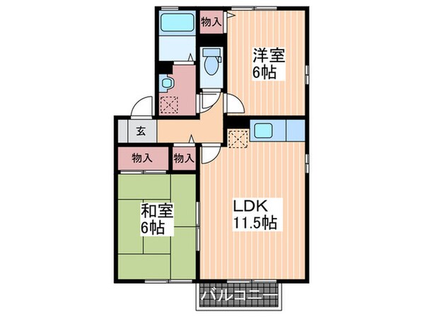 アークＴＯＭＩ　Ｂ棟の物件間取画像